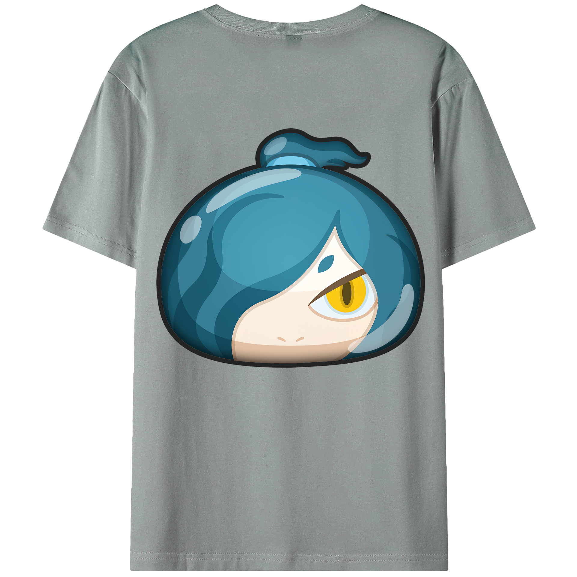 （画像用） 妖怪ウォッチ Yo-kai Watch 綿100％ メンズ半袖Tシャツ（バックプリント） 通気性